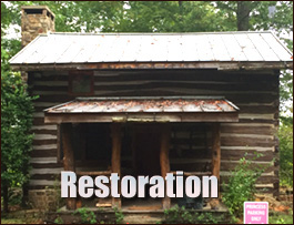 Historic Log Cabin Restoration  Oak Hill, Ohio